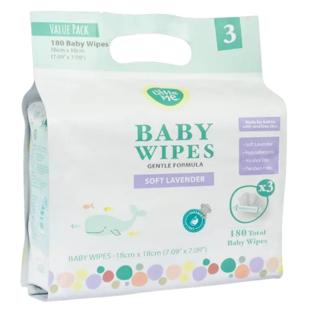 Little Me Baby 180 Count, Made in USA, Comfort & Protection # 3